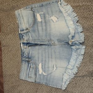 Eunina high rise cut off shorts